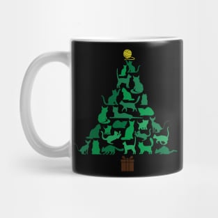 Meowy Christmas Tree Catmas Mug